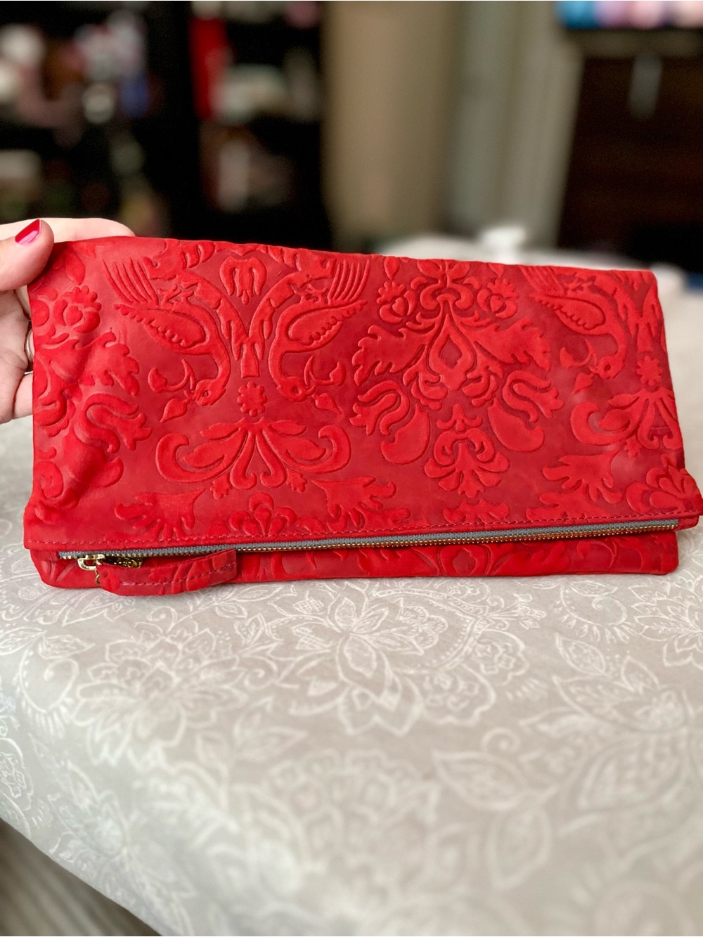 Neiman Marcus fold over bag